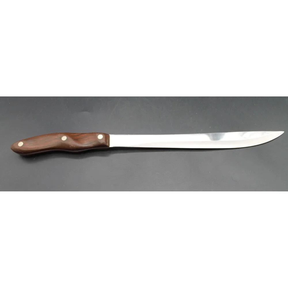 Vintage Cutco 23 Slicer Knife Made in USA Brown Handle Patent 2147079